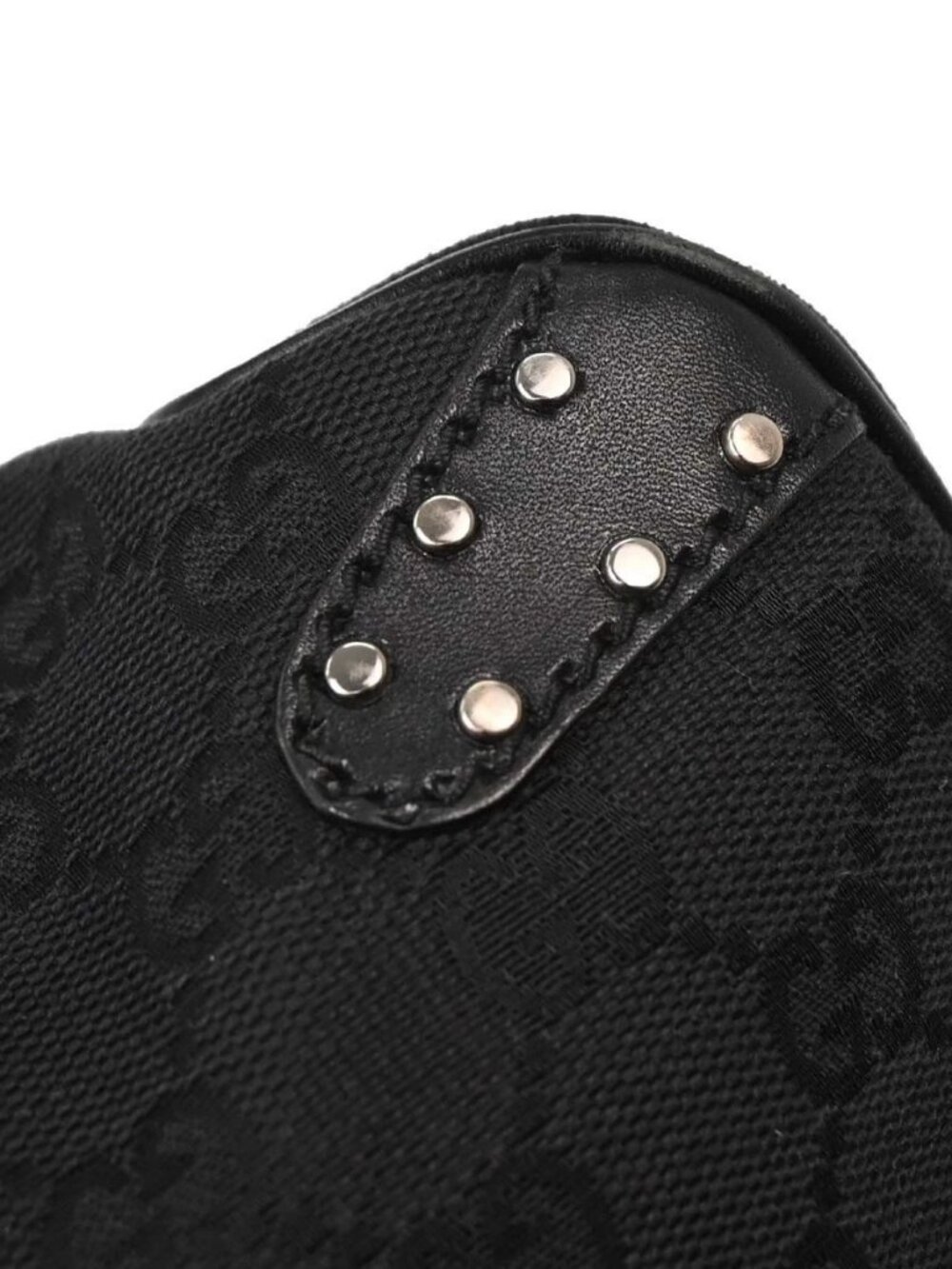 Gucci Black Horsebit GG Handbag - Picture 6 of 16